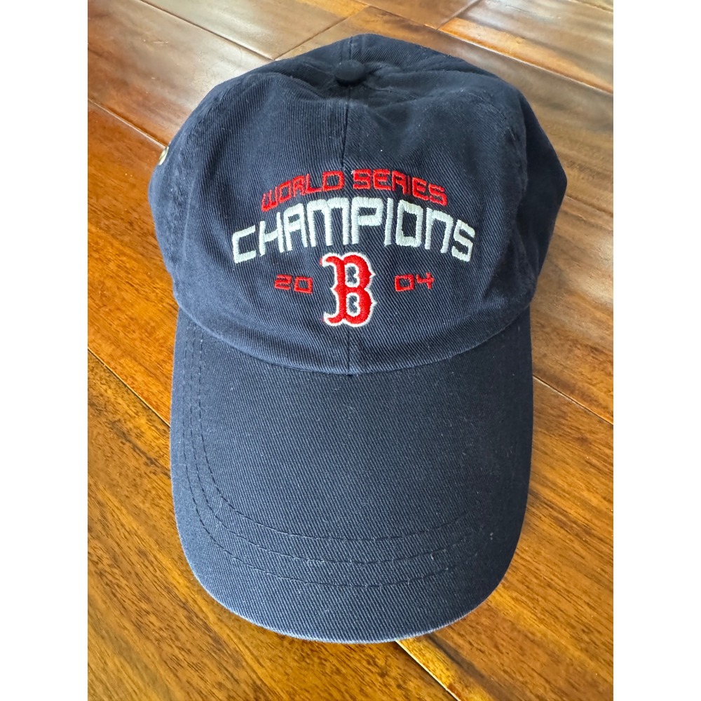 Headshots Boston Red Sox Hat Unisex OSFA Navy Excellent 2004 World Series Champ